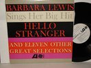 Soul LP Barbara Lewis on Atlantic  Hello Stranger WLP