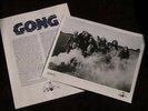 GONG (Psych, Virgin) U.S. PRESS KIT RARE W/ 8X10 GLOSSY
