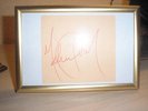 RARE  Autographe de MICHAEL JACKSON / SIGNED