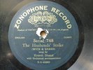 MUSIC HALL: ERNEST SHAND 'THE HUSBANDS STRIKE' ZONO 78