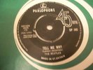 THE BEATLES   TELL ME WHY   EXPORT SINGLE