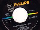 Rock 45. Johnny Hallyday - Shake the Hand Of A Fool