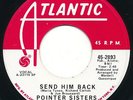 NORTHERN SOUL Pointer Sisters Send Him Back 45 1972 EX