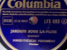 MARIE THERESE FOURNEAU DEBUSSY JARDINS ETUDES 78 RPM