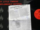 Stiff Little Fingers: Inflammable Material:  SIGNED