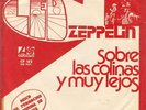 LED ZEPPELIN 45 PROMO WL Only Spain PS SOBRE LAS COLINA