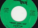 NORTHERN SOUL 45 RPM - JUSTIN on DOWN EAST  RECORDS