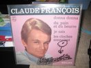 45T EP Claude François dédicacé