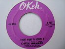 LITTLE RICHARD   I DONT WANT TO DISCUSS IT - OKEH