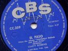 MARTY ROBBINS - EL PASO - RARE 78 RPM -LATE 1959 VG+++