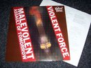 Violent force -Malevolent LP Rare Kreator Exumer Poison