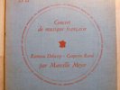 MARCELLE MEYER Recital Rameau Debussy Ravel DF 86
