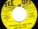 Funk Deep Soul 45 CHEE CHEE SCOTT Straighten Up