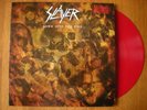 SLAYER - down into the fire LP * metal rare DEMOS red v
