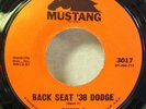OPUS 1 BACK SEAT '38 DODGE 1966 MUSTANG GARAGE STOCK 7