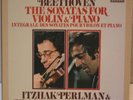 Beethoven Violin Sonatas Perlman Ashkenazy UK DECCA 5LP