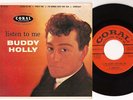 1958 Rock 45 E.P. - BUDDY HOLLY  Listen To Me - CORAL