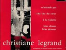 CHRISTIANE LEGRAND n'attends pas RARE FRENCH EP BARCLAY