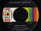 SOUL 45 DONNIE BURKES SATISFACTION GUARANTEED DECCAHEAR