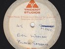 BLACK SABBATH Evil Woman  Trident 7