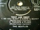 the BEATLES  RARE  Twist and Shout UK LABEL ERROR EP 