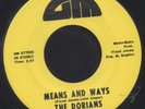 The Dorians Means and Ways GREAT Psych Funk 45 GM HEAR