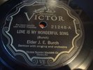 ELDER J. E. BURCH VICTOR 21248 BLUES 78 RPM E- 