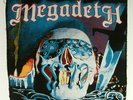 Vintage MEGADETH Back Patch Metallica Slayer 80s Orig