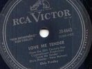 ELVIS PRESLEY - LOVE ME TENDER - 78 RPM -1958 NEAR MINT