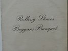 ROLLING STONES BEGGARS BANQUET 1968 1st MONO Lp UNBOXED