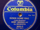 Blue Wax Columbia 3033-D Benny Goodman Orch. beauty