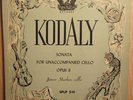 janos starker KODALY SONATA FOR SOLO CELLO lp PERIOD
