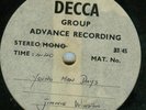 JIMMY WINSTON*YOUNG MAN DAYS*UNRELEASED ACETATE*LISTEN