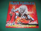IRON MAIDEN A REAL LIVE ONE LP 1981 EX/EX  EMI ITALIANA