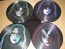 RARE SET 4 PICTURE DISCS KISS LP ALBUM - ORIGINALS