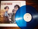 U2 - OCTOBER STUNNING RARE BLUE VINYL