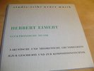 WERGO 60006  HERBERT EIMERT- Elektronische Musik  FOC