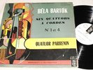 vega c30a29 bartok STRING QUARTET 1-4 quatuor parrenin