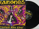 RAMONES- GREATEST HITS LIVE- RARE US LP