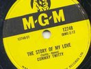 CONWAY TWITTY - STORY OF MY LOVE - 78 RPM 1959 CANADA