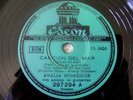 AMALIA RODRIGUES Odeon 297294 FADO 78rpm CANCION DEL MA