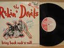 ROCKIN DEVILS -  ROCK N ROLL   ORIG HOT STUFF LP SIGNED