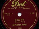 LISTEN - Rare Gospel 78 - Brewster Aires - Hold On