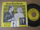 Jerry Lee Lewis 45 & Pic Slv Great Balls Of Fire SUN