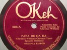 Virginia Liston-Papa De Da Da-Okeh 8218-Blues 78