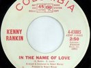 rare Soul 45 KENNY RANKIN in the name of love COLUMBIA