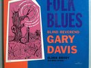 REV.GARY DAVIS FOLK BLUES  ORIG 1963 MONO LP