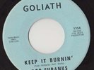 Bob Eubanks Keep It Burnin 45 Goliath Bobby Hart Rocker