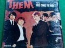 THEM featuring HERE COMES THE NIGHT Mono LP Record