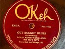 LOUIS ARMSTRONG HOT5 OKEH PRE-TRUETONE Gut Bucket Blues